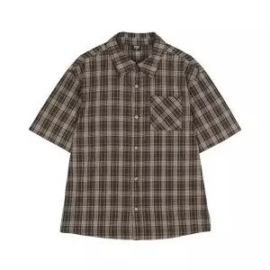 [셀러허브 1]AWK 동백01 주니어 클래식 체크 반팔 셔츠88  R262B2931A (50312279)