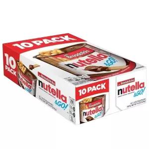 Nutella 누텔라 앤 고 헤이즐넛 스프레드 브레드스틱 52g 10개입 1박스