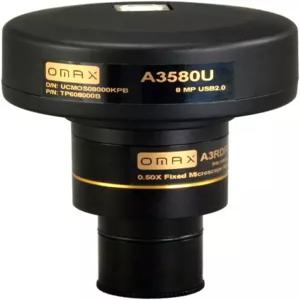 고급 소프트웨어 및 보정 슬라이드가 있는 OMAX 8.0MP 디지털 USB 현미경 카메라(Windows 8 10 Mac OS X
