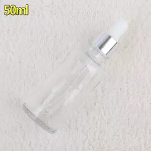 액체소분 50ml 투명 스포이드 유리병5P 과학실 글라스공병 여행