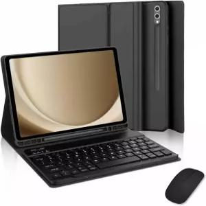 삼성 호환 삼성제품 용 케이스 키보드 S10 플러스/S9 FE 12.4인치 탈부착 가능한 무선 포함 마우스 S 펜