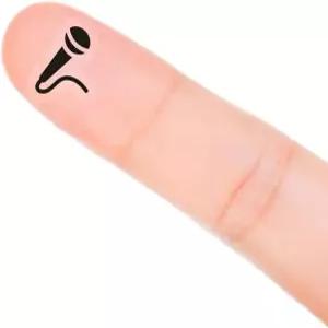 마이크 플래너 스티커 120 클리어 싱어 노래 부르기 음악 라벨 스크랩북 제작