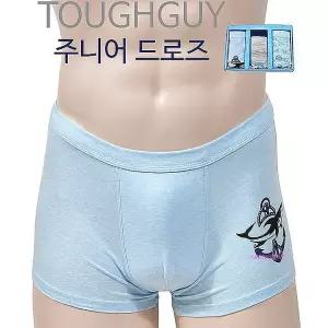 터프가이 주니어 3매 속옷 드로즈팬티 캐릭터 남아동 어린이 초등yza617