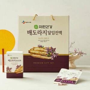 CJ [1+1][2024추석선물세트]자연건강 배도라지달임진액50ml*24포 학교 병원 회사 거래처 대량구매 추석선물