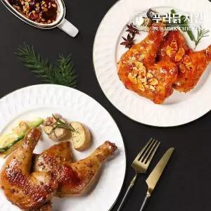 [내일도착] 푸라닭 1.5배더큰 오븐 통닭다리 구이 250g X 6팩