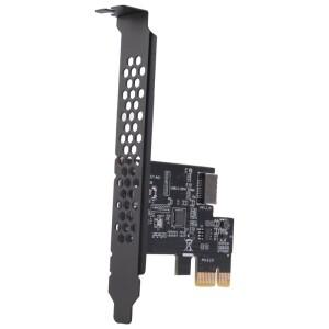 데스크탑 PC용 전면 패널 타입 C 인터페이스 PCI-E 1X to USB 3.2 GEN1 5Gbps 타입-E A-키 확장 카드 ASM10