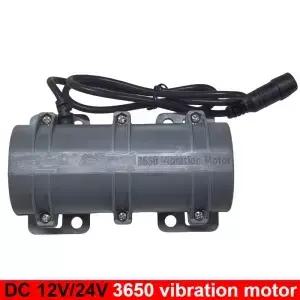 미니 진동 모터 12V/24V 3800rpm 10W 경보 시스템 마사지 침대 의자 속도 조절 진동기 피드