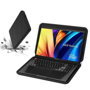 15.6인치 ASUS 비보북 GO 15 OLED E1504F / S K3502 젠북 프로 UM535 레이저 블레이드 노트북(A1600)에 호환되는 SMATREE 하드 EVA 보호 슬리브 케이스