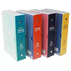 고품질 모닝글로리 미니 포켓앨범 3X5 1단 3개 포토앨범 포켓앨범 (W92314D)