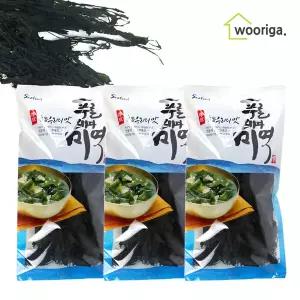 [우리가스토리] 전남 고흥 미역 1kg 3봉 건미역