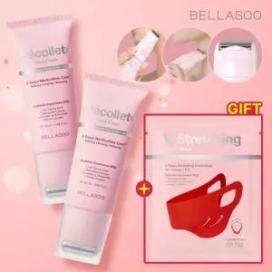 벨라수 롤러 목주름 다리미 데콜테 넥크림 50ml 2개+V스트레칭 리프팅 밴드 마스크 (정가 69,000원)
