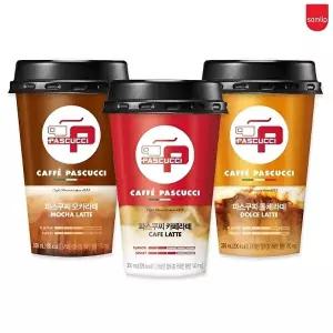 [삼립]파스쿠찌 컵커피 카페라떼 300ml 10입(카페라떼/돌체라떼/모카라떼)