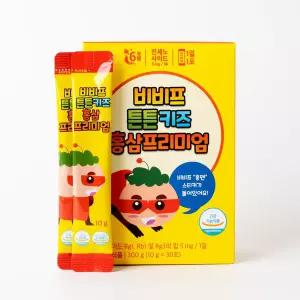 비비프 튼튼키즈 홍삼 프리미엄 10g 30포 3박스, 6박스, 9박스 / 소비기한 26년 9월 28일 