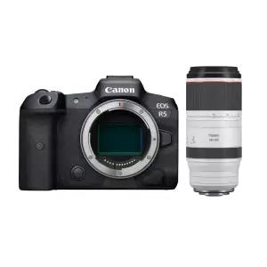 캐논 캐논 R5+RF100-500 USM 스포츠 조류 야생 전문 촬영 패키지 ok