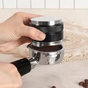 [위즈웰]WTP358 커피 디스트리뷰터 덴테이션타입 58mm 레벨링툴 마카롱 탬퍼