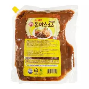 [오뚜기] 오쉐프 부어먹는돈까스소스 2kg (스파우트팩)
