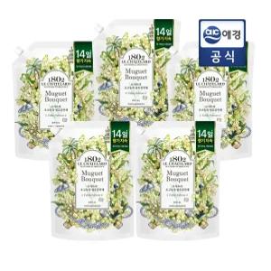 르샤트라 초고농축 섬유유연제 뮤게부케 1.6L x 5개 