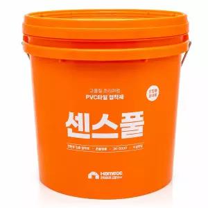 KCC 센스풀 PVC 바닥 접착제 본드 데코타일 디럭스타일 비닐계 10KG
