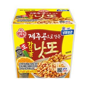 오뚜기 제주콩으로 만든 생감귤낫또 171g 8개 일본음식 밥도둑 반찬 간편식 건강식 1세트