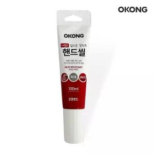 오공 실리콘 실란트 (내열용 회색) 100ml 보일러 연통