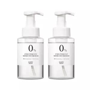 해피바스 제로퍼센트 저자극 버블 핸드워시 500ml 2개