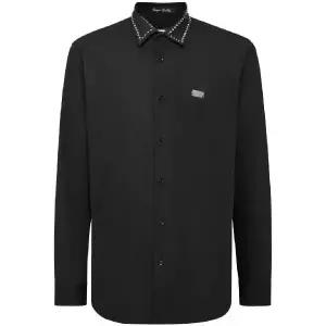 필립플레인 슈가 대디 스터드 장식 코튼 셔츠 AADCMRP2211PTE003N TP430391067