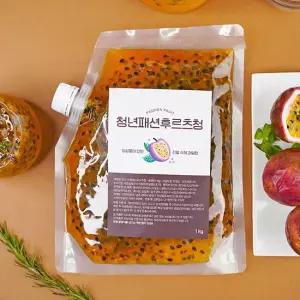 달콤한 리얼 수제 청년과일청 패션후르츠청 1kg