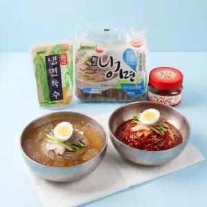 [내일도착] 냉면名家 칠갑농산 반반냉면 10인분 세트 (물&비빔)