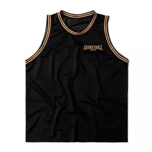 남자 농구 메쉬 저지 민소매 티셔츠 KSM-TS5-SCT0324007-블랙