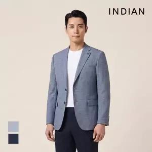 [INDIAN] 사각 프린트 자켓_MITFU3M3311