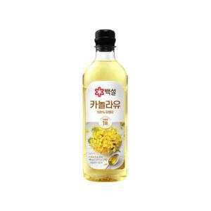 백설 카놀라유 900ml x 3개