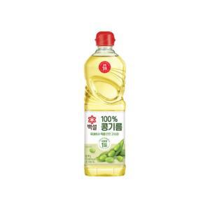 백설 콩기름 900ml x 4개