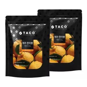 메가커피 타코 제주 한라봉에이드 파우더 1kg 2개세트