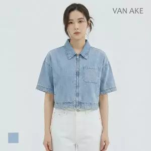 [반에이크] 루즈핏 반팔데님자켓_VB34DJU203Z