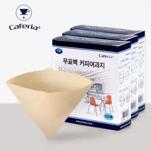 카페리아 V형 커피여과지 커피필터 300매 (CF4X3)커피종이필터,무표백필터,핸드드립