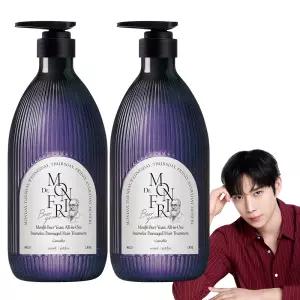 [윤기증가 51%] 먼프리 11만 PPM 맥주효모 콜라겐 단백질 탄력 볼륨 트리트먼트 1059ml 2개입