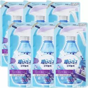 페브리즈 섬유탈취제 라벤더유칼립투스향 리필 320ml 6개