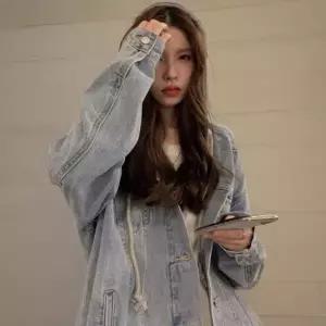 [하프클럽/]여성 캐쥬얼 주머니 후디 빅사이즈 코디 청자켓