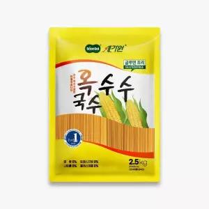 순솔 가원 100% 옥수수국수 2.5kg 대용량 업소용