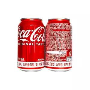 코카콜라 콜라 업소용 탄산음료 뚱캔 355ml x 48개 /s