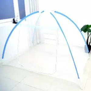 블루 침대모기장 원터치모기장 120X200 대형모기장