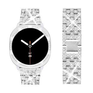 갤럭시 워치 8/7/6 40mm 44mm, 20mm 여성 교체 스트랩 및 8/7/6용 PC 보호 범퍼 페이스 커버 사이즈 옵션 와 호환되는 SUPOIX 밴드