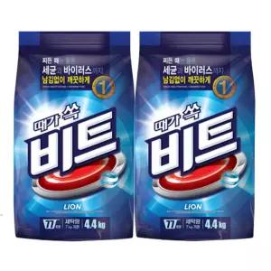 비트 가루세제 일반 리필 4.4kg 2개