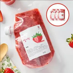 동화속딸기 프리미엄 수제 딸기청 500g x 3개