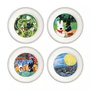 [하프클럽/골피아]메종오브제 가스파드와 리사 디저트 접시 17cm 4P 주방용품