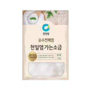 청정원 천일염 가는소금 1kg