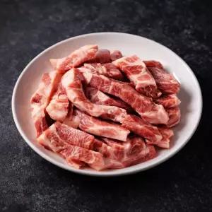돈목전지 구이용 찌개용 1.5cm 미국산 대용량 냉동 수입 돼지고기 1kg
