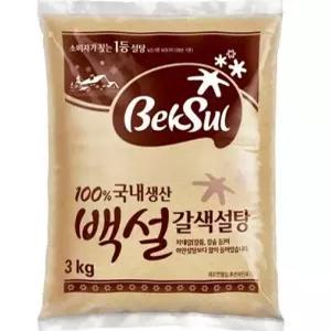 백설설탕 백설 백설 설탕 황설탕 3kg 황 설탕