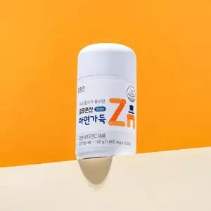 글루콘산 아연가득 x 1박스 1000mg 120정 (2개월분)