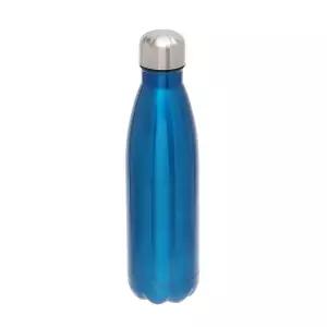 유광 보온병 500ML 블루 빨대컵 야외 사무실 여름